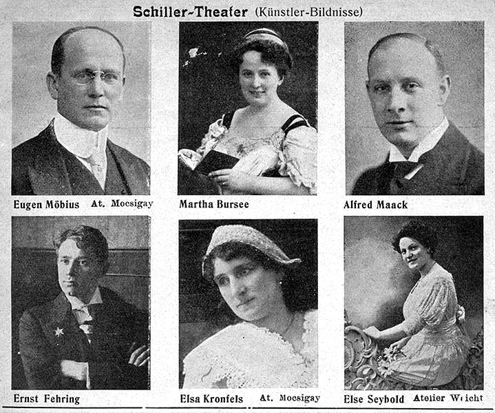 Fotos von 3 Männern und 3 Frauen.